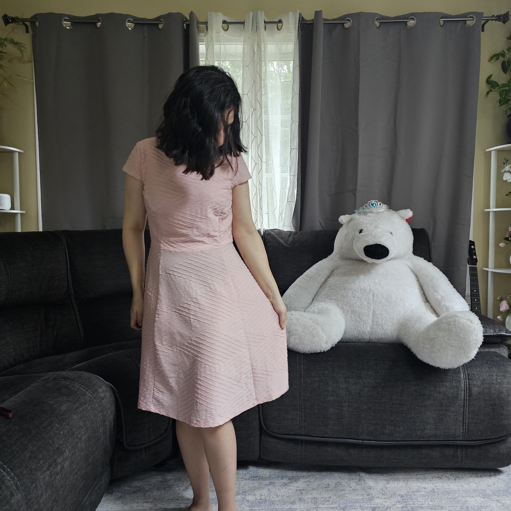 Pink A-Line Dress